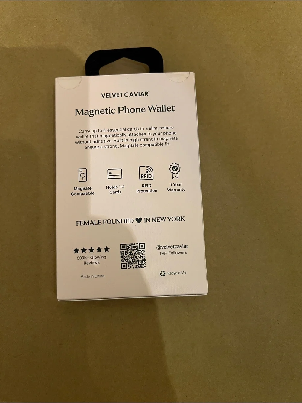 Velvet Caviar Pink Coffee Please Magnetic Phone Wallet